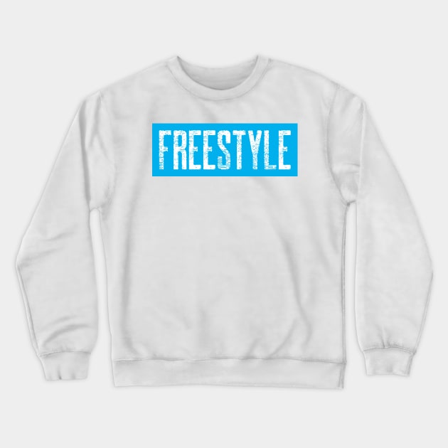 Freestyle, swimming design Crewneck Sweatshirt by H2Ovib3s